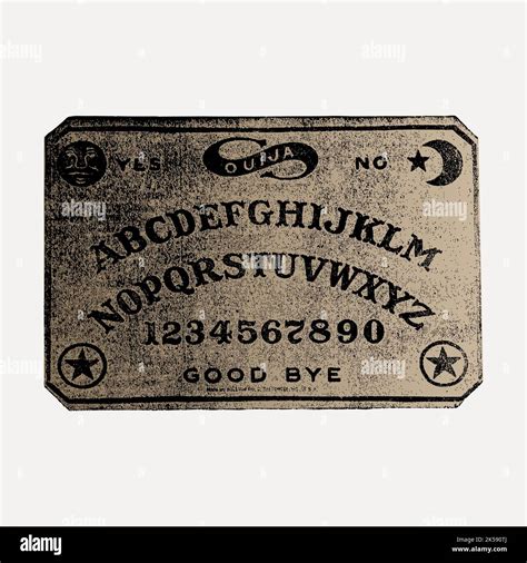 Ouija Board Clipart Vintage Illustration Vector Stock Vector Image