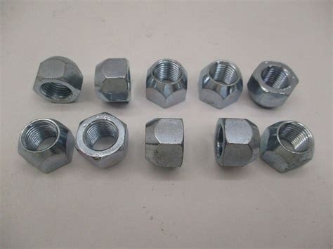 Trailer Wheel Lug Nuts X X L Zinc Plated Steel Open End