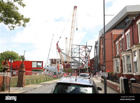 Anfield Stadium Expansion Stock Photo - Alamy