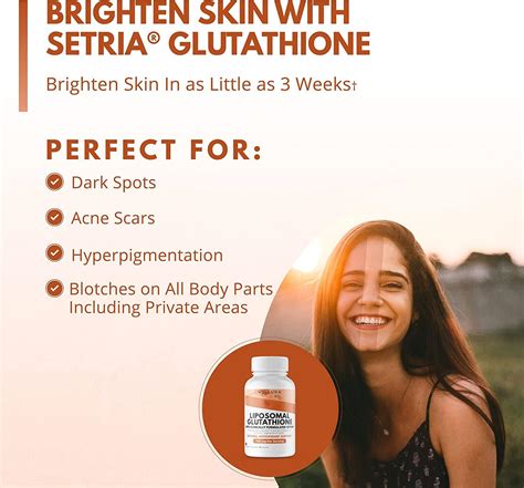 Setria Liposomal Glutathione Supplement 700mg Enhanced Absorption For Antioxidant Support