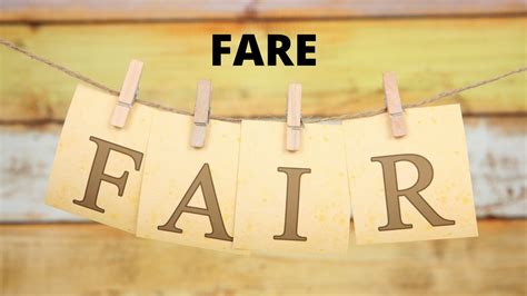 Fare vs Fair? What is the Difference? - One Minute English