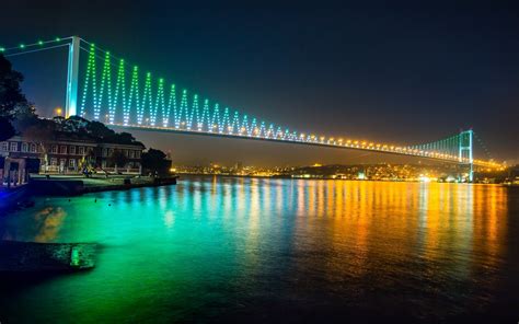 Bosphorus Bridge Istanbul wallpaper | nature and landscape | Wallpaper Better