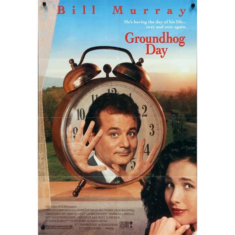 GROUNDHOG DAY Movie Poster 27x40 in.