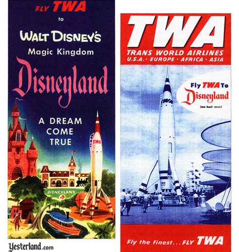 Yesterland Twa And The Moonliner At Disneyland