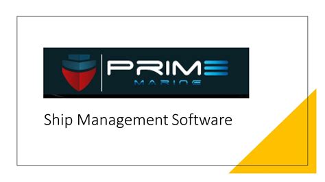 Prime Marine Ship Management Software By Primemarine Issuu