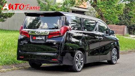 KM 12 000 Toyota New Alphard Facelift G ATPM 2021 Black On Beige Pajak