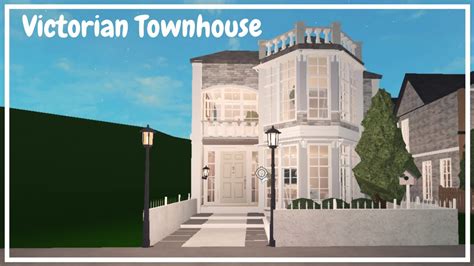 Victorian Townhouse Speedbuild Roblox Bloxburg Winter Lillies