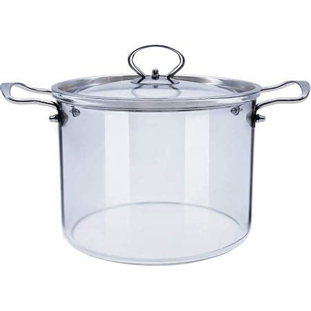 Amazon Glass Saucepan With Cover L Fl Oz Heat Resistant