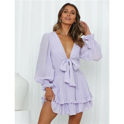 Robe en mousseline de soie pour femmes YDVio Violet Cdiscount Prêt