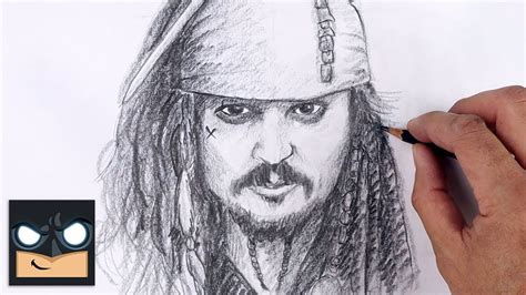 Jack Sparrow Drawing Simple