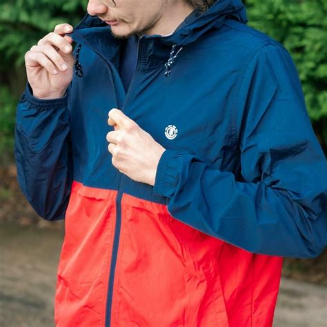 Element Alder Fundamental Jacket Fire Red Supereight