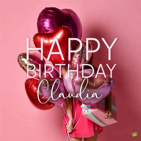 Happy Birthday Claudia Images And Wishes To Share