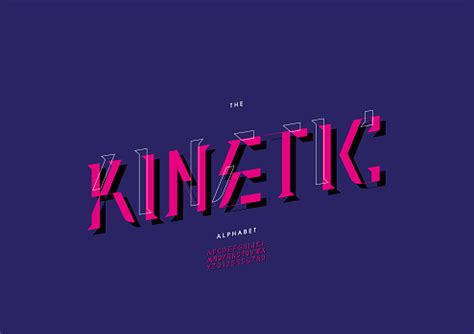 Kinetic Alphabet Stock Illustration - Download Image Now - Abstract ...