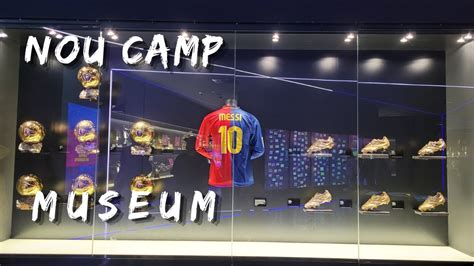 FC BARCELONA Museum Full walkingtour/4k Viste inside CAMP NOU#messi # ...