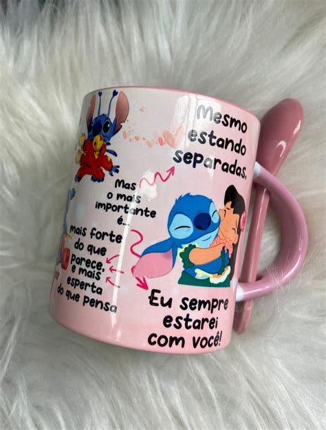 Caneca Lilo E Stitch Se Houver O Amanh Elo Produtos Especiais