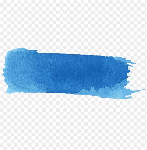 Paint Brush Stroke Blue PNG Image With Transparent Background TOPpng