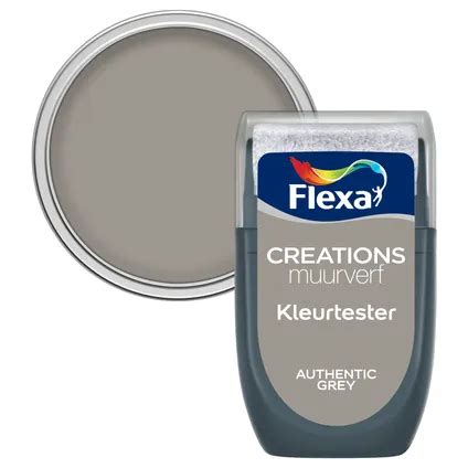 Flexa Muurverf Tester Creations Authentic Grey Ml