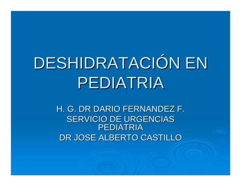 PDF DESHIDRATACIÓN EN PEDIATRIA PDF filedeshidrataciÓn en