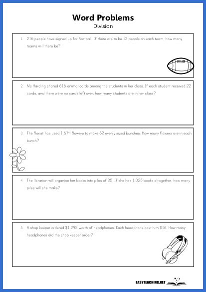 Multiplication Word Problems Worksheets For Grade 2