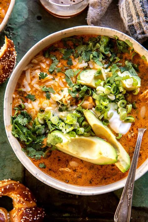 Spicy Buffalo White Chicken Chili Half Baked Harvest