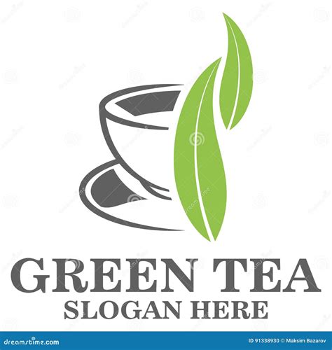 Green Tea Logo Stock Vector Illustration Of Drink Marigold 91338930