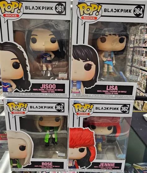 In Hand Funko Pop Blackpink Lisa Jennie Jisoo Rose Set Of Vinyl