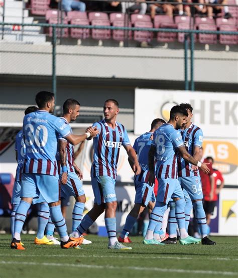 Trabzonspor 1461 Trabzon FK karşısında 5 farkla galip Trabzon Haber