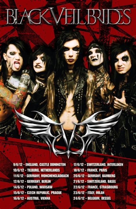 BVB tour dates 2012 - Black Veil Brides Fan Art (30649245) - Fanpop