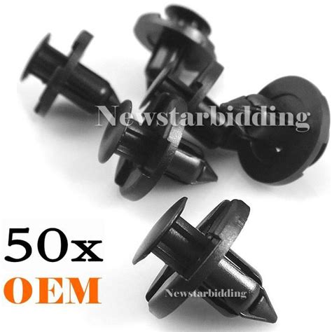 Purchase SET OF 50 OEM Bumper Clips For Nissan Fender Push Type Fascia