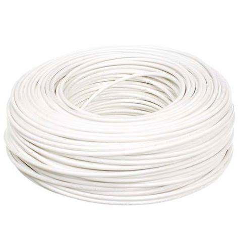 Fio Eletrico Flexivel 25mm Branco Rolo Com 100 Metros Lojas Gupar