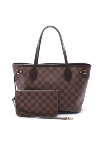 Buy Louis Vuitton Pre Loved Louis Vuitton Neverfull Pm Black Checkered