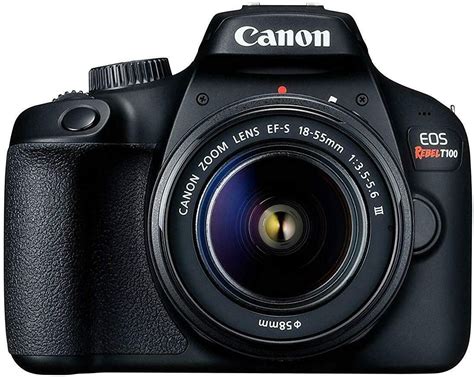 Canon EOS Rebel T100 / 4000D DSLR Camera (w/ 18-55 III) - Retail $499. ...