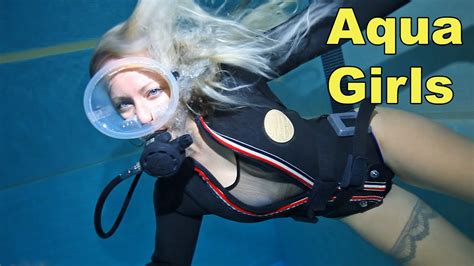 Super Hot Wetsuit Scuba Girl Youtube