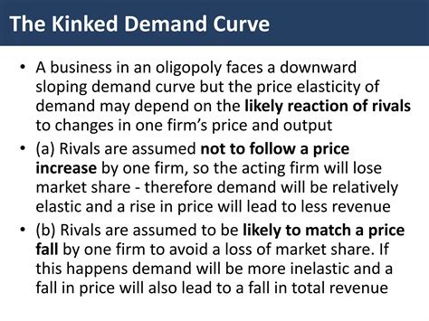 Oligopoly The Kinked Demand Curve Ppt