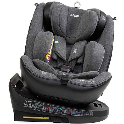 Cadeirinha 360 Com Isofix - Cadeirinha Para Auto Isofix Top Tether Infanti Mia 360 I-Size 0 A 36kg ...
