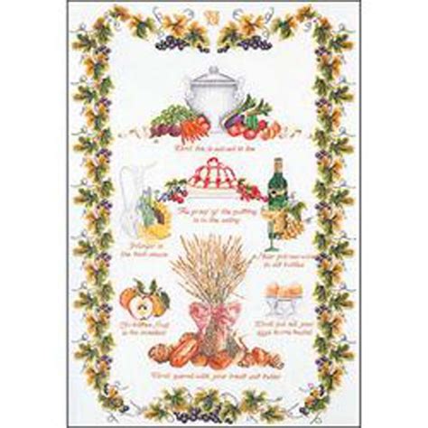 Thea Gouverneur Counted Cross Stitch Kit 21 5 X27 5 Kitchen Sampler On