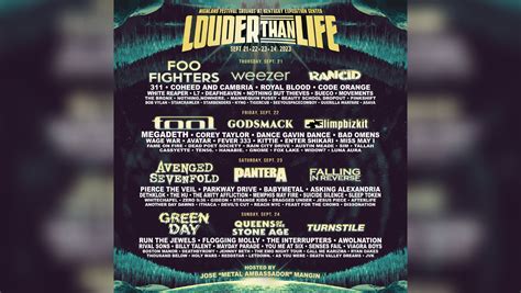 Louder Than Life 2024 Lineup - Ranna Katerina