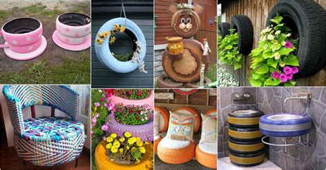 Superb Car Tire Crafts For Your Home And Garden