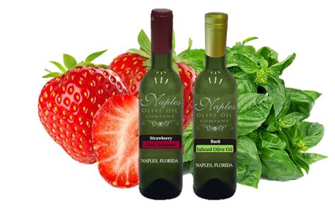 Basil Olive Oil Strawberry Dark Balsamic Pairing Naples Olive Oil