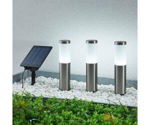 Lindby Lexiane LED Solarlampen 3er Set Edelstahl Ab 40 41