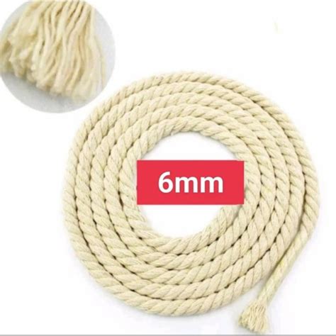 Jual tali macrame /tali tambang katun(PERMETER) | Shopee Indonesia