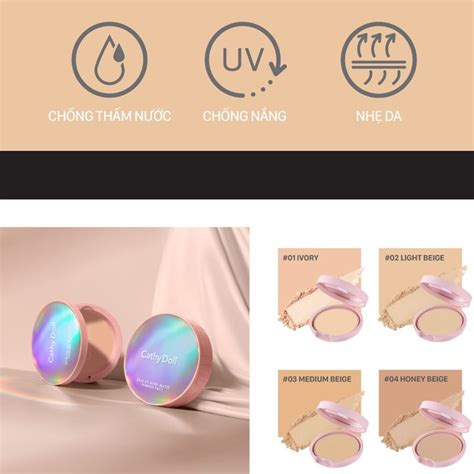 Cathy Doll Skin Fit Nude Matte Powder Pact THẾ GIỚI SKINFOOD