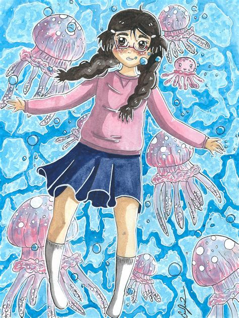 Princess Jellyfish Print - Etsy