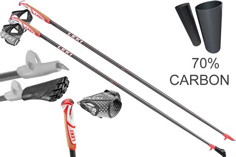 Kije Kijki Nordic Walking LEKI Flash Carbon 105cm Flash Carbon