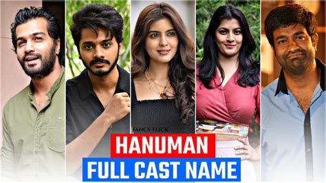 Hanuman movie cast name, actors, actress, star cast, full cast & crew (2024) - Fancy Flick