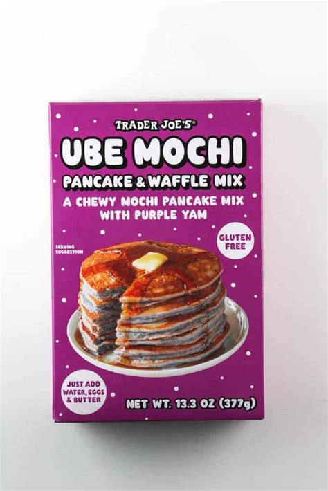 Trader Joe S Ube Mochi Pancake And Waffle Mix Becomebetty