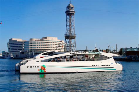 Catamaran Eco Slim Rental With A Crew In Barcelona