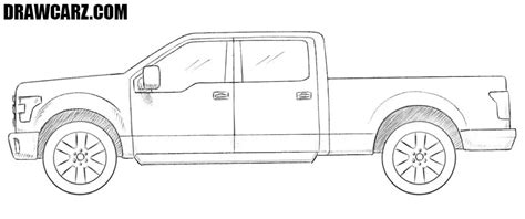 How to Draw a Ford Truck