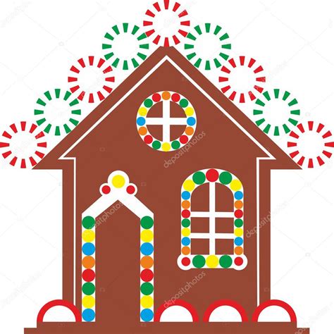 Gingerbread House Color 03 Stock Vector By Dimanchik 8939396