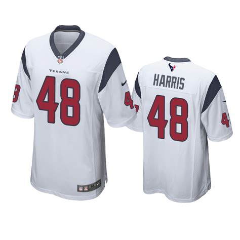 Houston Texans Christian Harris White Game Jersey - NB Jersey